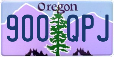 OR license plate 900QPJ