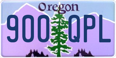 OR license plate 900QPL