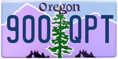 OR license plate 900QPT