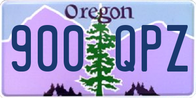 OR license plate 900QPZ
