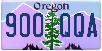 OR license plate 900QQA
