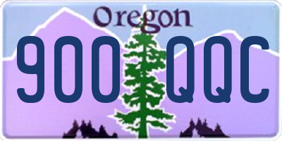 OR license plate 900QQC