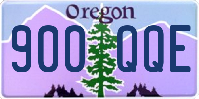OR license plate 900QQE