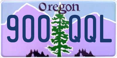 OR license plate 900QQL