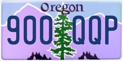 OR license plate 900QQP