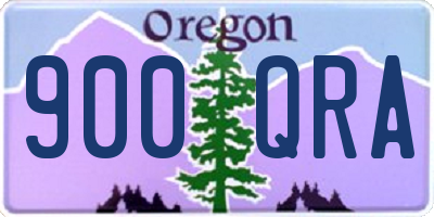 OR license plate 900QRA