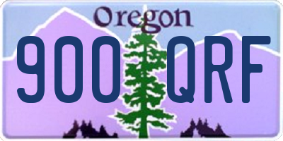 OR license plate 900QRF