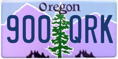 OR license plate 900QRK