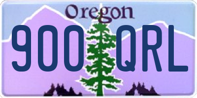 OR license plate 900QRL