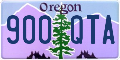 OR license plate 900QTA