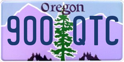 OR license plate 900QTC