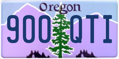 OR license plate 900QTI