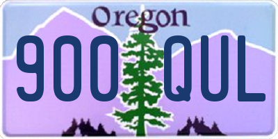 OR license plate 900QUL