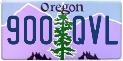 OR license plate 900QVL