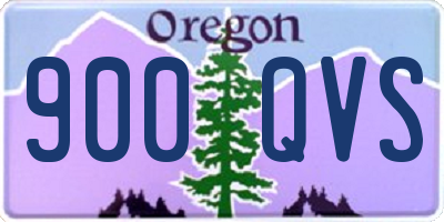 OR license plate 900QVS