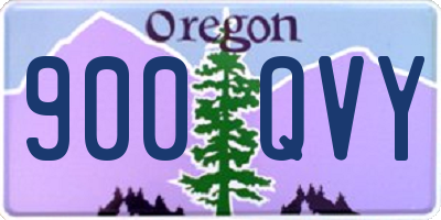OR license plate 900QVY