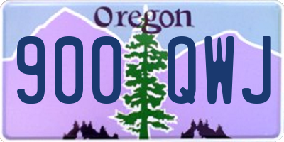 OR license plate 900QWJ