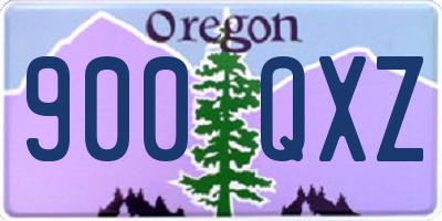 OR license plate 900QXZ