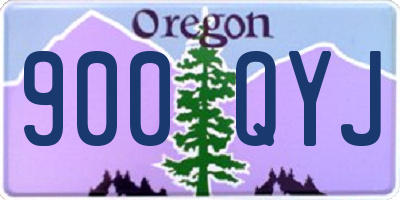 OR license plate 900QYJ