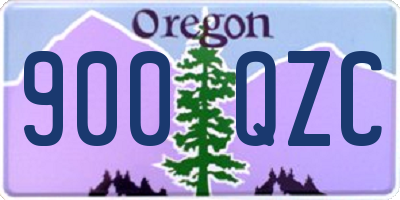 OR license plate 900QZC