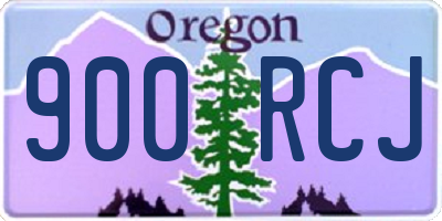 OR license plate 900RCJ