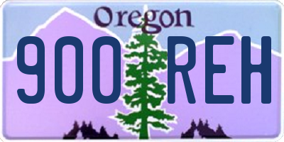 OR license plate 900REH