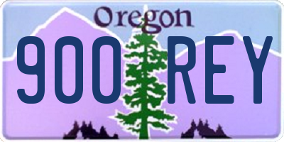 OR license plate 900REY