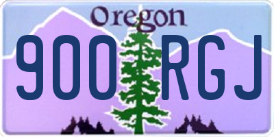 OR license plate 900RGJ