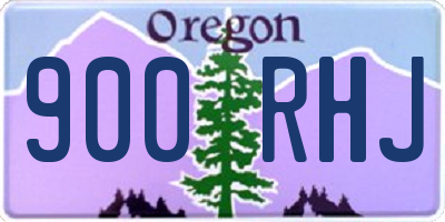 OR license plate 900RHJ