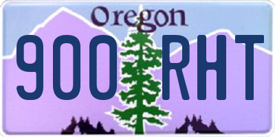 OR license plate 900RHT