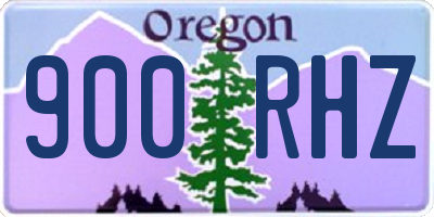 OR license plate 900RHZ