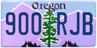 OR license plate 900RJB