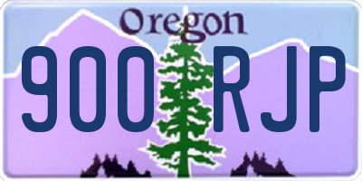 OR license plate 900RJP