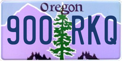 OR license plate 900RKQ