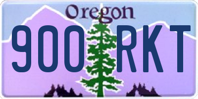 OR license plate 900RKT