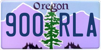 OR license plate 900RLA