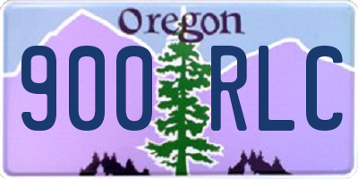 OR license plate 900RLC