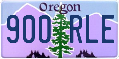 OR license plate 900RLE