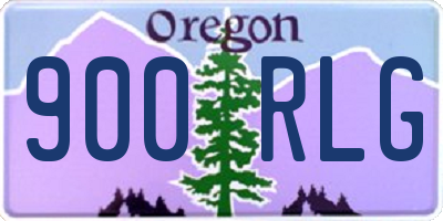 OR license plate 900RLG