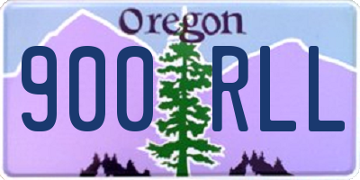 OR license plate 900RLL