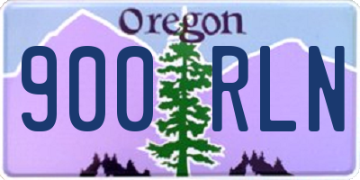OR license plate 900RLN