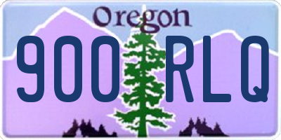 OR license plate 900RLQ