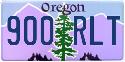 OR license plate 900RLT