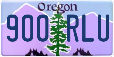 OR license plate 900RLU
