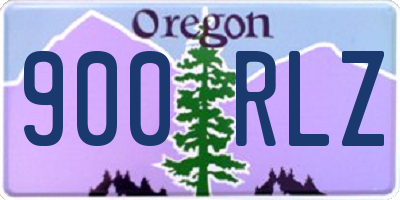 OR license plate 900RLZ