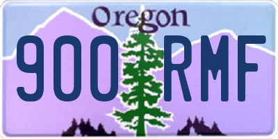 OR license plate 900RMF