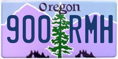 OR license plate 900RMH
