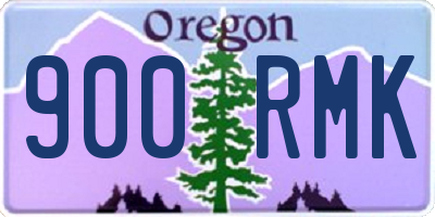 OR license plate 900RMK