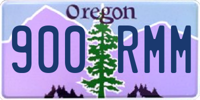 OR license plate 900RMM