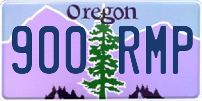OR license plate 900RMP